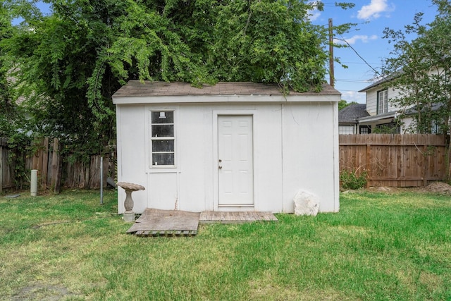 1406 Grand Valley Dr, Houston, TX 77090 - view of shed