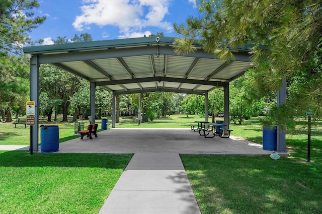 1406 Grand Valley Dr, Houston, TX 77090 - view of community featuring a yard