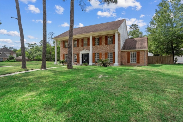 1406 Grand Valley Dr, Houston, TX 77090 - view of front of property with brick siding