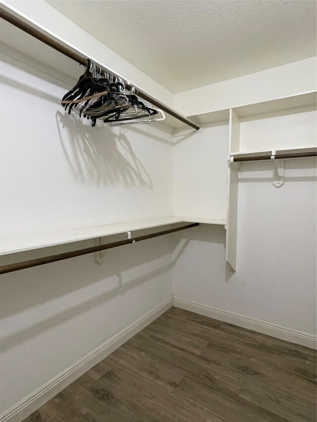 15530 Edenvale St, Friendswood, TX 77546 - walk in closet with dark wood-style floors