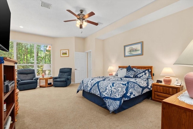 7419 Lorna Rd, Montgomery, TX 77316 - bedroom with carpet flooring and a ceiling fan