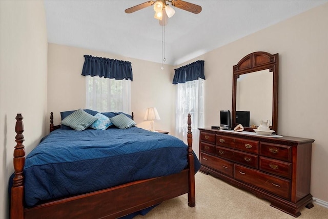 7419 Lorna Rd, Montgomery, TX 77316 - bedroom featuring light carpet and ceiling fan
