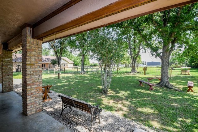 22035 Buescher Rd, Tomball, TX 77377 - view of patio