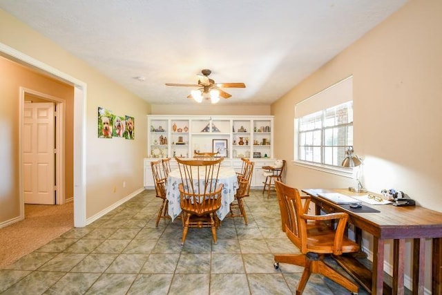 22035 Buescher Rd, Tomball, TX 77377 - dining room with ceiling fan