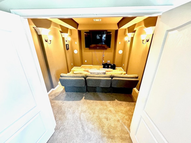 7739 Augusta Creek Ct, Spring, TX 77389 - view of carpeted home theater