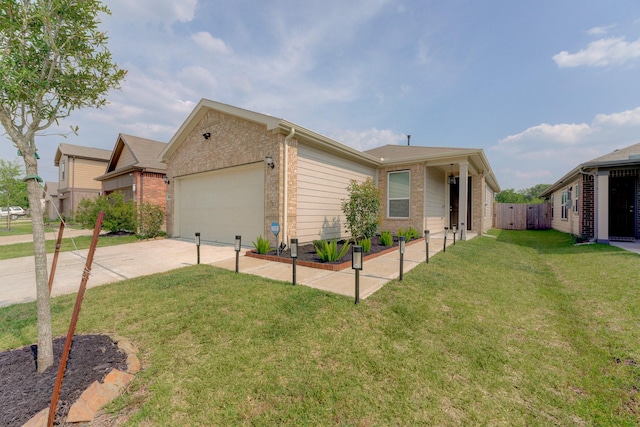 5022 Jonina Ln, Houston, TX 77048 - view of front of property featuring brick siding, a garage, and driveway