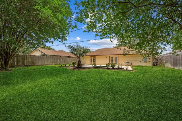 2510 Leichester Dr, Spring, TX 77386 - view of yard with french doors