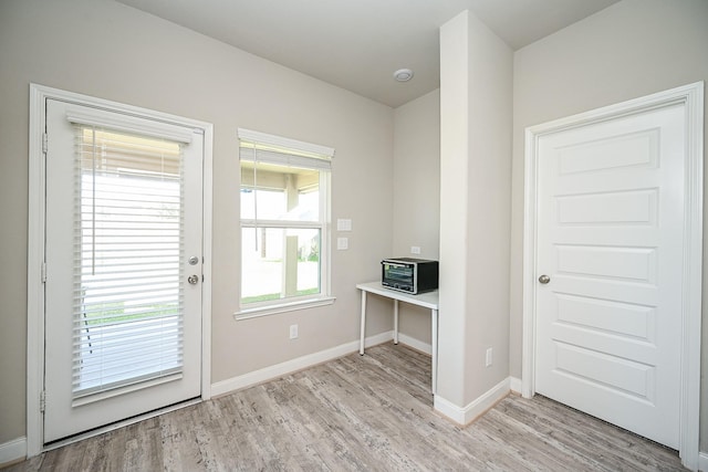 11210 Victoria Hollow Trce, Richmond, TX 77406 - unfurnished office featuring light wood-style floors and baseboards