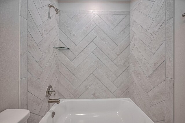 27203 Blue Pool Dr, Katy, TX 77493 - bathroom with shower / tub combination and toilet