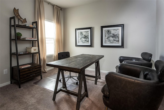 1472 Sundown Gln, Katy, TX 77493 - carpeted office featuring baseboards