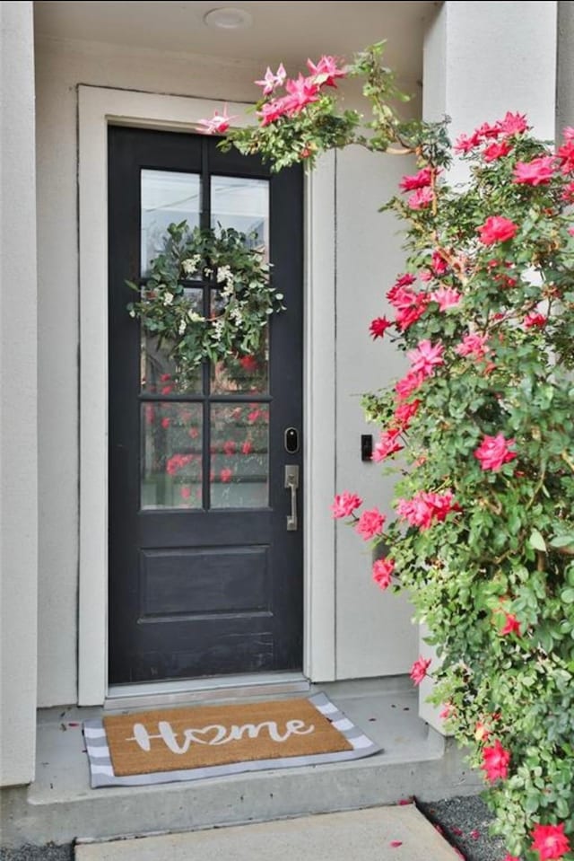 4104 Marina St, Houston, TX 77007 - entrance to property with stucco siding