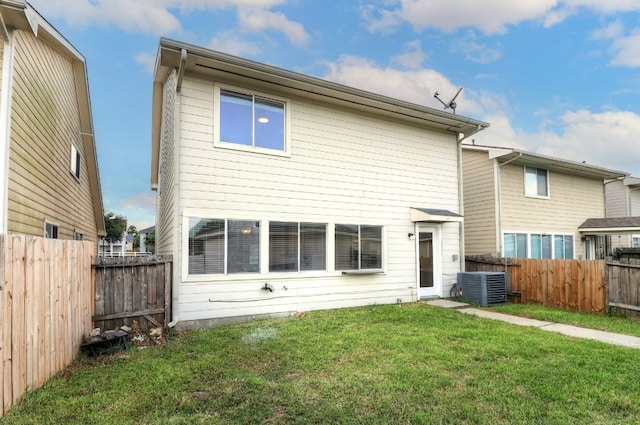 19603 Green Chase Ln, Houston, TX 77073 - rear view of house with a fenced backyard