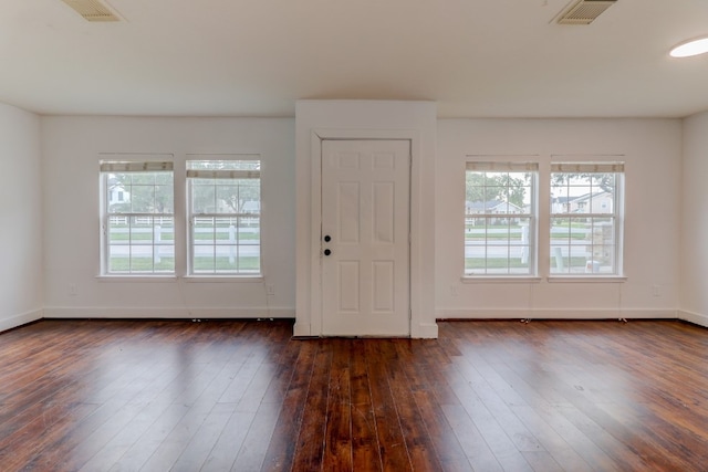 19603 Green Chase Ln, Houston, TX 77073 - entryway featuring healthy amount of natural light and dark wood-type flooring