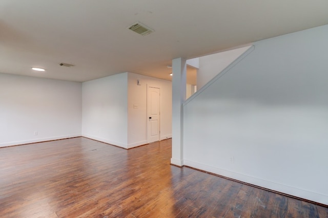 19603 Green Chase Ln, Houston, TX 77073 - unfurnished room with wood finished floors and recessed lighting