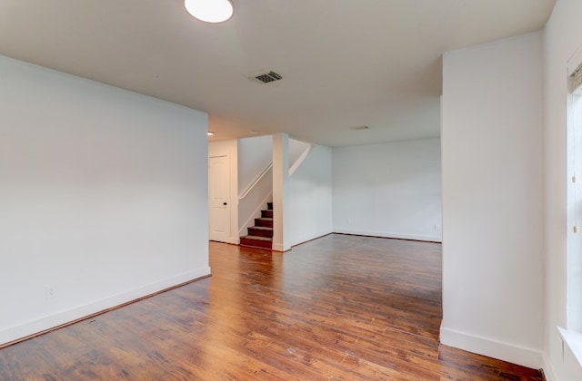 19603 Green Chase Ln, Houston, TX 77073 - unfurnished room with stairway and wood finished floors