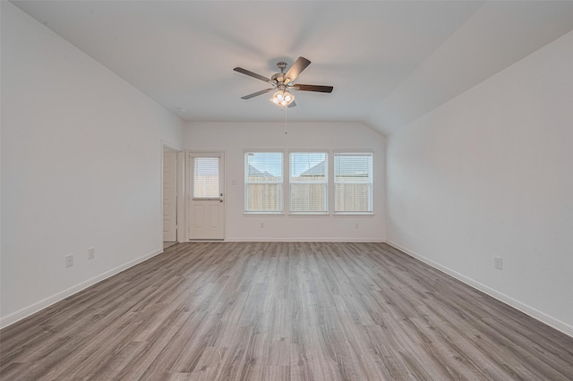17807 Cappadocia Trl, Tomball, TX 77377 - unfurnished room featuring wood finished floors and a ceiling fan