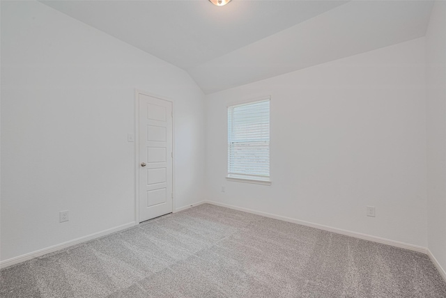17807 Cappadocia Trl, Tomball, TX 77377 - unfurnished room with carpet flooring and lofted ceiling