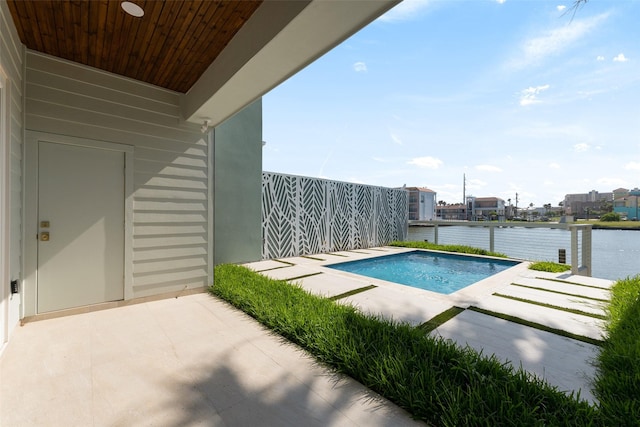 5606 Circe Cir Unit A, South Padre Island, TX 78597 - view of pool featuring a water view and a jacuzzi