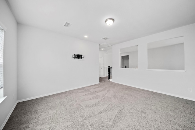 2334 Calm Channel Ct, Missouri City, TX 77459 - carpeted spare room featuring baseboards and recessed lighting