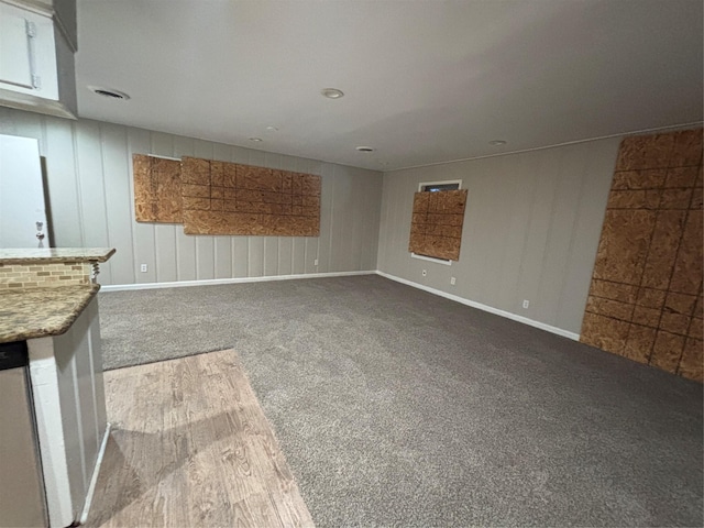1102 Laurentide St, Houston, TX 77029 - unfurnished living room with carpet floors