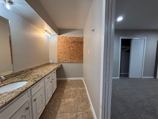 1102 Laurentide St, Houston, TX 77029 - bathroom featuring vanity and baseboards