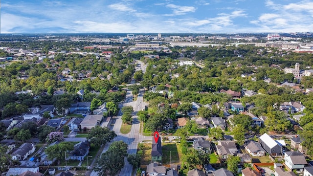 4541 Walker St, Houston, TX 77023 - aerial overview of property's location featuring nearby suburban area