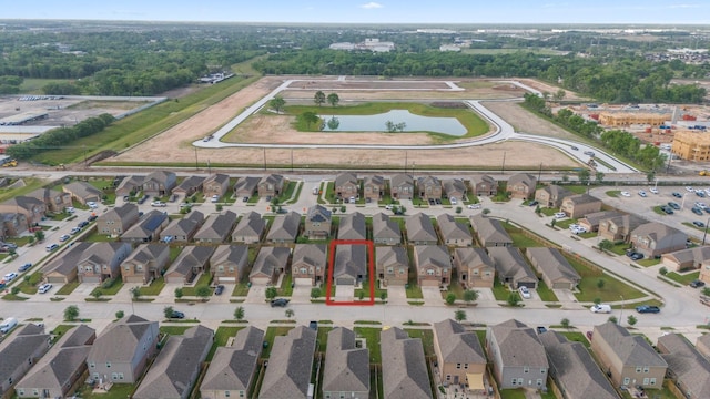 6230 El Cobre Dr, Houston, TX 77048 - aerial view of property's location featuring nearby suburban area and a large body of water