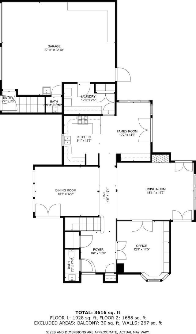 2350 Hawk Mdws, Pearland, TX 77581 - floor plan / room layout