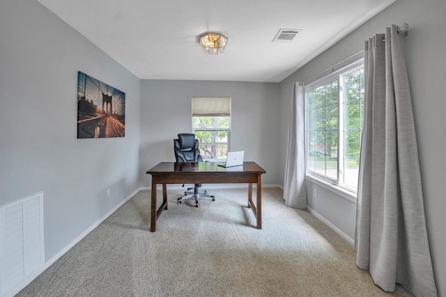 7318 Starbridge Dr, Houston, TX 77095 - home office featuring baseboards and carpet floors