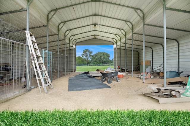 4201 Lawrence Rd, Beach City, TX 77523 - view of parking featuring a carport