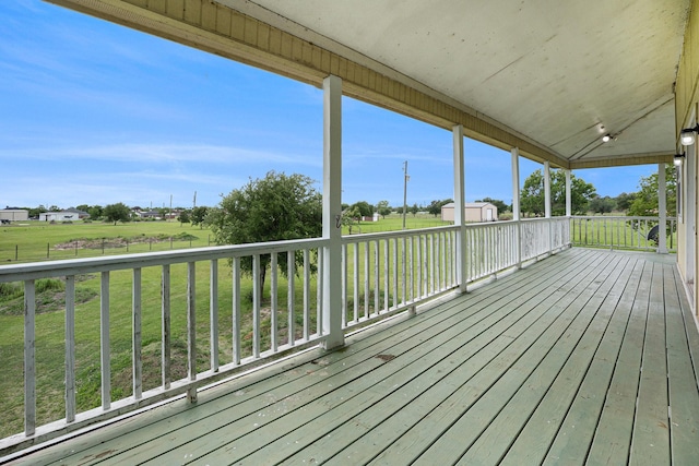 4201 Lawrence Rd, Beach City, TX 77523 - view of wooden terrace