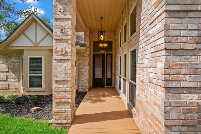 489 Merrimac Park, Conroe, TX 77302 - property entrance with brick siding