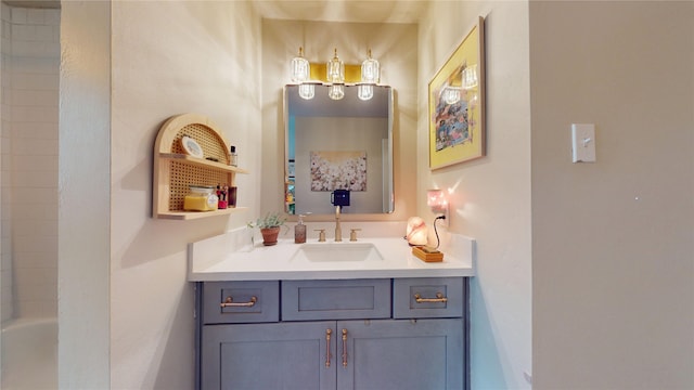 9723 Dalmally St, Spring, TX 77379 - full bathroom with vanity