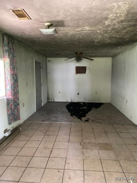 201 W Oak, Daisetta, TX 77533 - empty room featuring ceiling fan