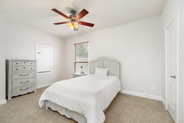 17311 Morgans Lake Dr, Cypress, TX 77433 - carpeted bedroom featuring baseboards and ceiling fan