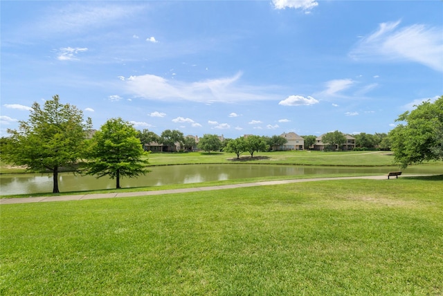 17311 Morgans Lake Dr, Cypress, TX 77433 - surrounding community featuring a water view and a lawn