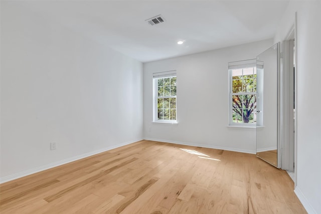 13631 Balmore Cir, Houston, TX 77069 - spare room with light wood-type flooring, baseboards, and recessed lighting