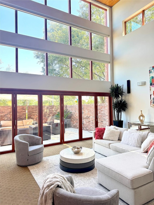 8003 Harbor Point Dr, Houston, TX 77071 - living room with a towering ceiling