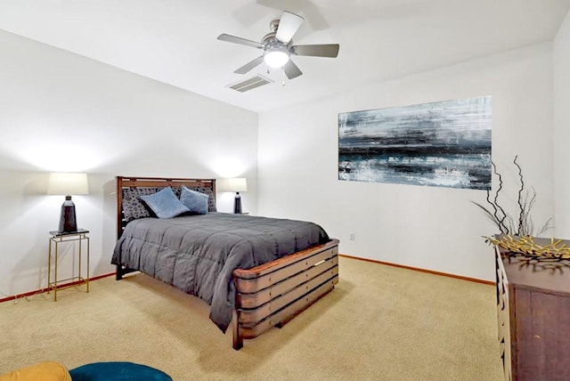 8003 Harbor Point Dr, Houston, TX 77071 - bedroom with carpet flooring, baseboards, and ceiling fan