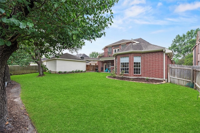 18818 Cypress Chateau Dr, Spring, TX 77388 - back of house with brick siding and a shingled roof
