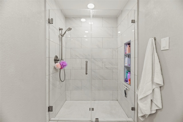 18818 Cypress Chateau Dr, Spring, TX 77388 - bathroom featuring a shower stall