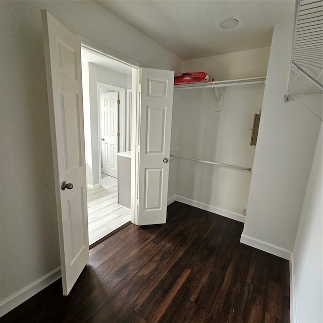 6118 Deep S Dr, Katy, TX 77449 - walk in closet with wood finished floors