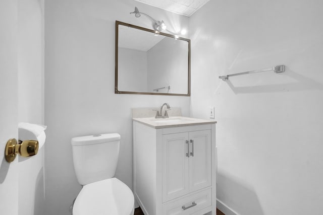 8030 Dodiewood Ln, Houston, TX 77086 - bathroom featuring vanity and toilet