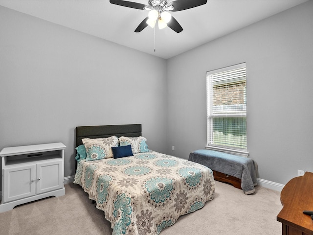 2314 Navo Ln, League City, TX 77573 - carpeted bedroom with baseboards and ceiling fan