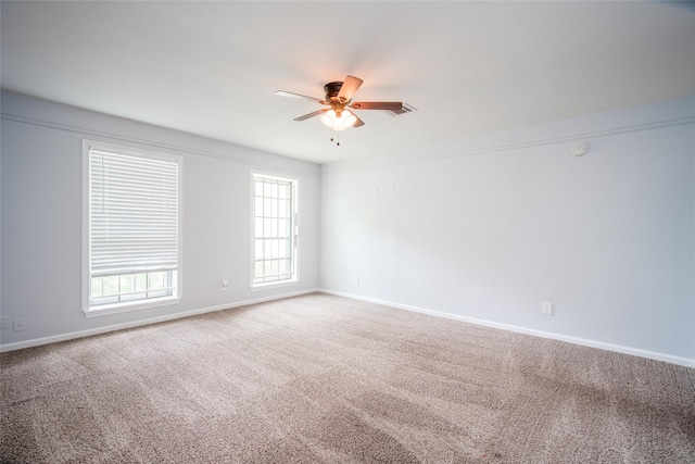 15319 Paseo Del Rey Dr, Houston, TX 77083 - carpeted empty room featuring ceiling fan and baseboards
