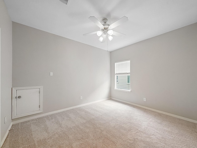 4015 Candle Cove Ct, Sugar Land, TX 77479 - carpeted empty room with ceiling fan and baseboards