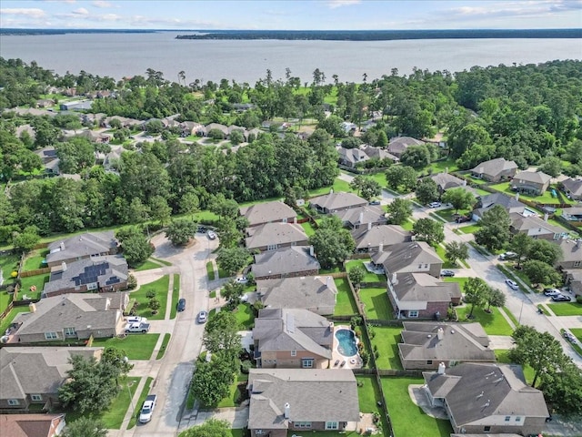 13822 Birney Point Ln, Houston, TX 77044 - view of property location with nearby suburban area and a nearby body of water