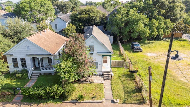 1806 State St, Houston, TX 77007 - aerial view of property and surrounding area