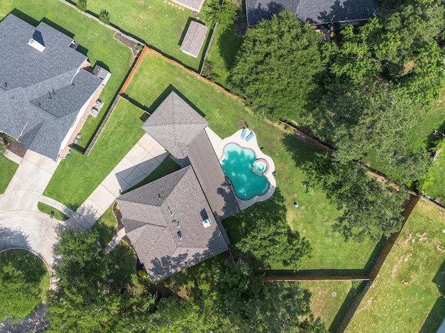 25169 Nutley Cir, Porter, TX 77365 - aerial view of a pool