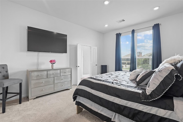 4050 Champlain Way, Rosharon, TX 77583 - bedroom featuring carpet flooring, recessed lighting, and baseboards